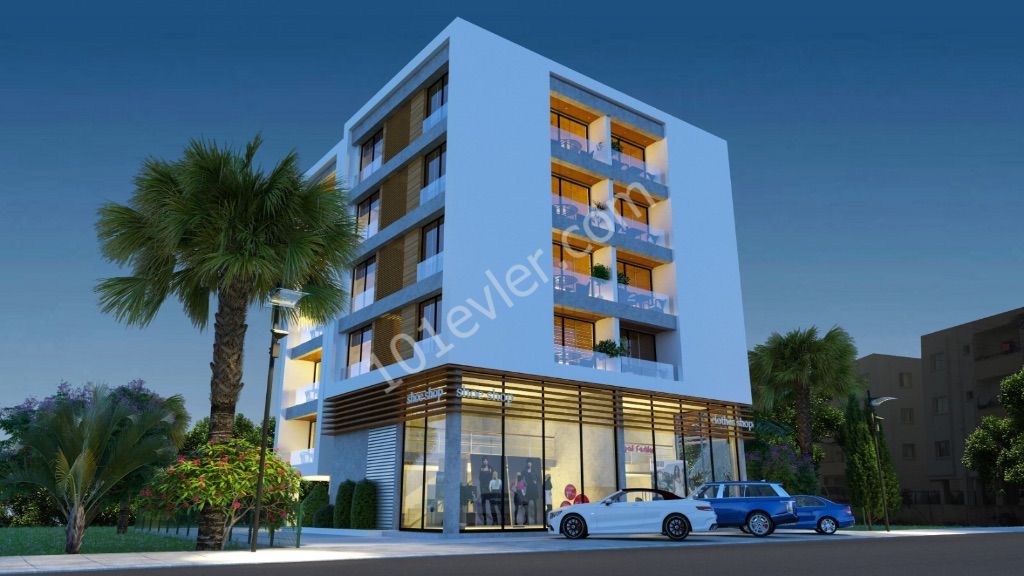 90 m2 Net and 85 m2 Net 2 + 1 Apartments Available for Commercial + Residential Use on the Registered Street Equivalent to ULTRA LUX in Küçük Kaymaklı - Offices Campaign! We Will Deliver It Immediately49900 - +90 542 861 62 72 ** 