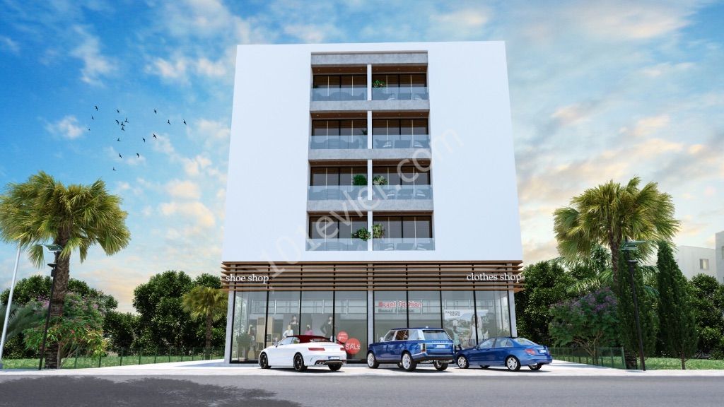 90 m2 Net and 85 m2 Net 2 + 1 Apartments Available for Commercial + Residential Use on the Registered Street Equivalent to ULTRA LUX in Küçük Kaymaklı - Offices Campaign! We Will Deliver It Immediately49900 - +90 542 861 62 72 ** 