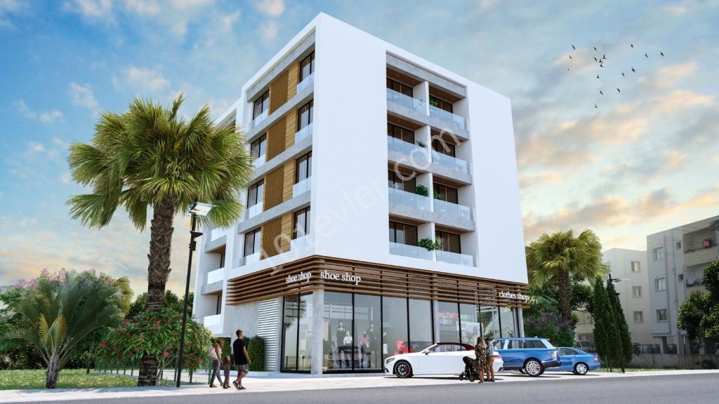 90 m2 Net and 85 m2 Net 2 + 1 Apartments Available for Commercial + Residential Use on the Registered Street Equivalent to ULTRA LUX in Küçük Kaymaklı - Offices Campaign! We Will Deliver It Immediately49900 - +90 542 861 62 72 ** 