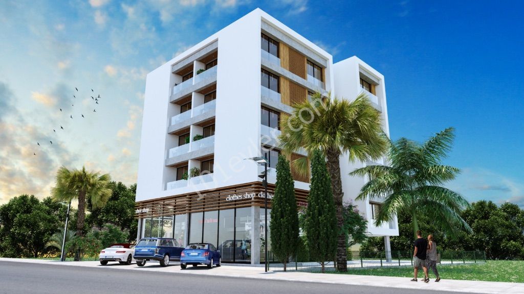 90 m2 Net and 85 m2 Net 2 + 1 Apartments Available for Commercial + Residential Use on the Registered Street Equivalent to ULTRA LUX in Küçük Kaymaklı - Offices Campaign! We Will Deliver It Immediately49900 - +90 542 861 62 72 ** 