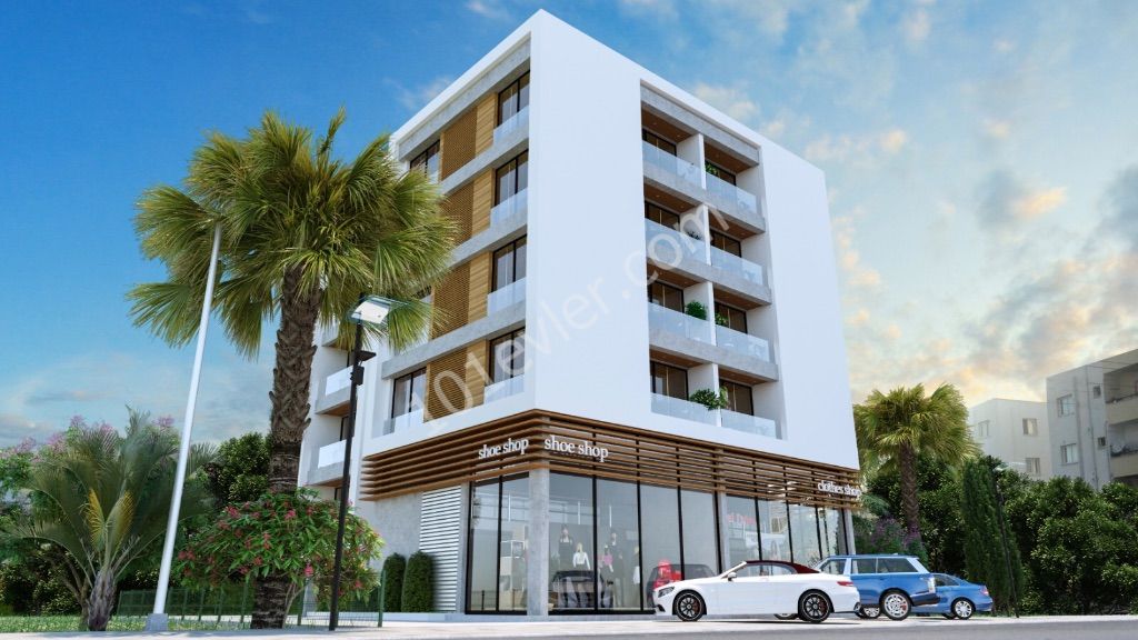 90 m2 Net and 85 m2 Net 2 + 1 Apartments Available for Commercial + Residential Use on the Registered Street Equivalent to ULTRA LUX in Küçük Kaymaklı - Offices Campaign! We Will Deliver It Immediately49900 - +90 542 861 62 72 ** 