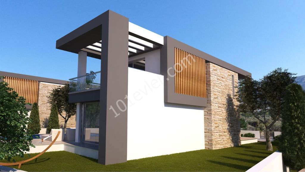 Moderne Design-freistehende Villen mit Smart-Home-System mit Pool-Option in chatalköy und Solarenergie ( 4+1) +90 542 861 62 72 - +90 533 843 21 39 ** 