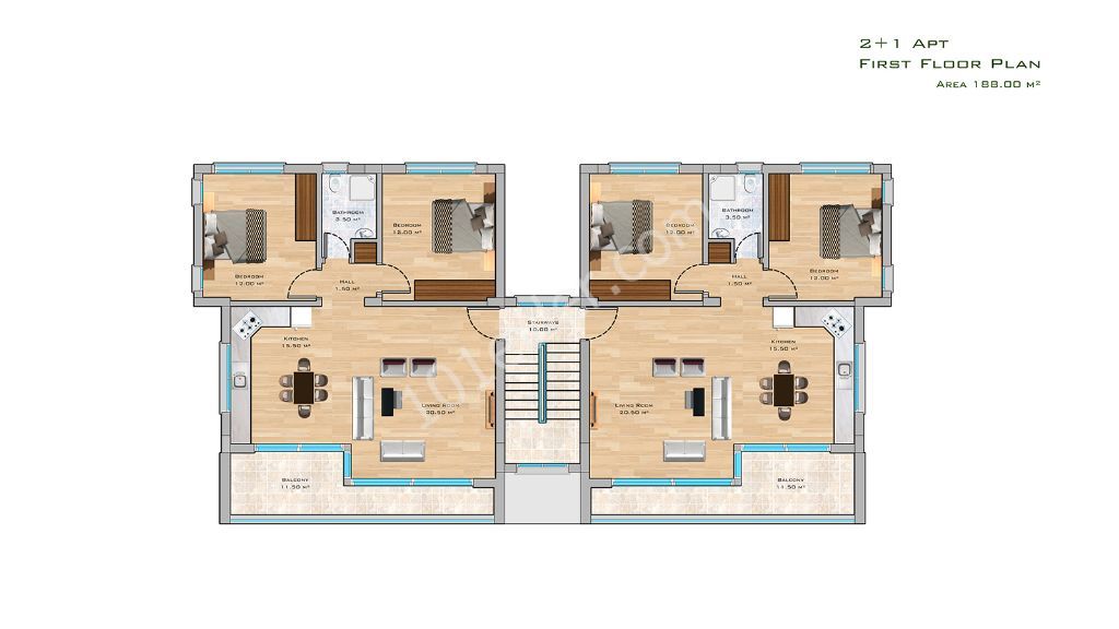 Gayrimenkul yatırımı yapmak isteyen tatilcilere, Akdeniz’in yeşil ve mavinin her tonuyla tanışmalarını sağlayan FOUR SEASONS (İskele ) projesinde fırsat Penthouse