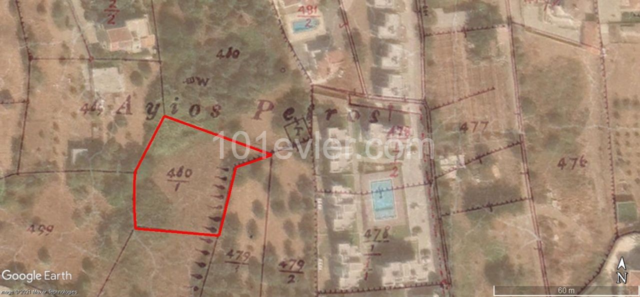 Residential Zoned Plot For Sale in Alsancak, Kyrenia