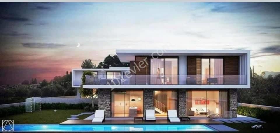 Magosa Yeni Boğaziçinde  Modern Lüx özel  Havuzlu 4+1 Villa !   Teslime Hazır !