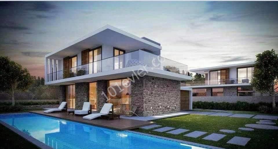 4+1 Villa with Modern Luxury private Pool in Magosa Salamis District ! Delivery April 2022 ! ** 