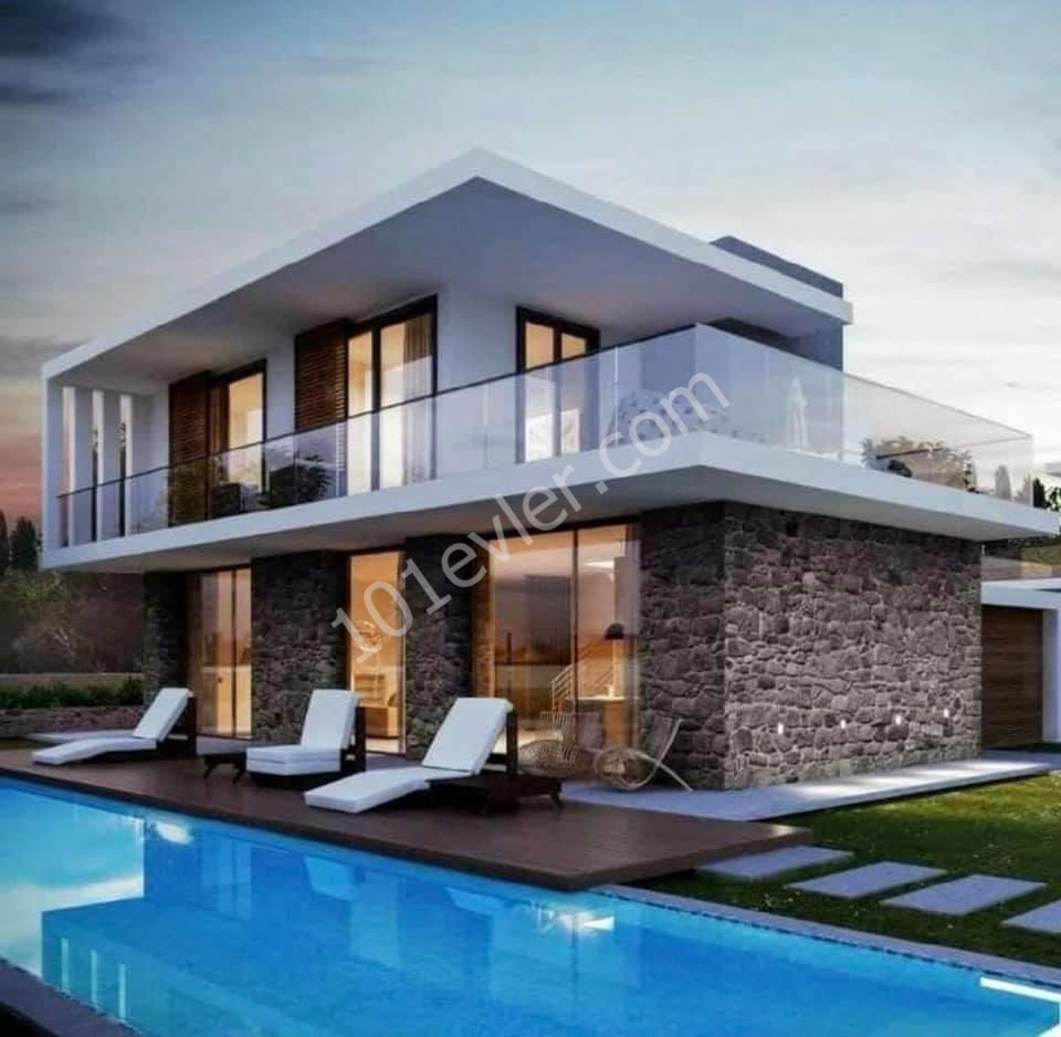 4+1 Villa with Modern Luxury private Pool in Magosa Salamis District ! Delivery April 2022 ! ** 