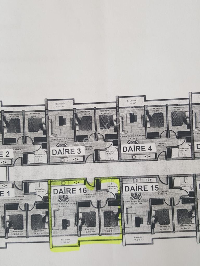 2 + 1 اپارتمان برای فروش در سایت در راحتی از روستای تعطیلات در گیرنه دوگانکوی ** 