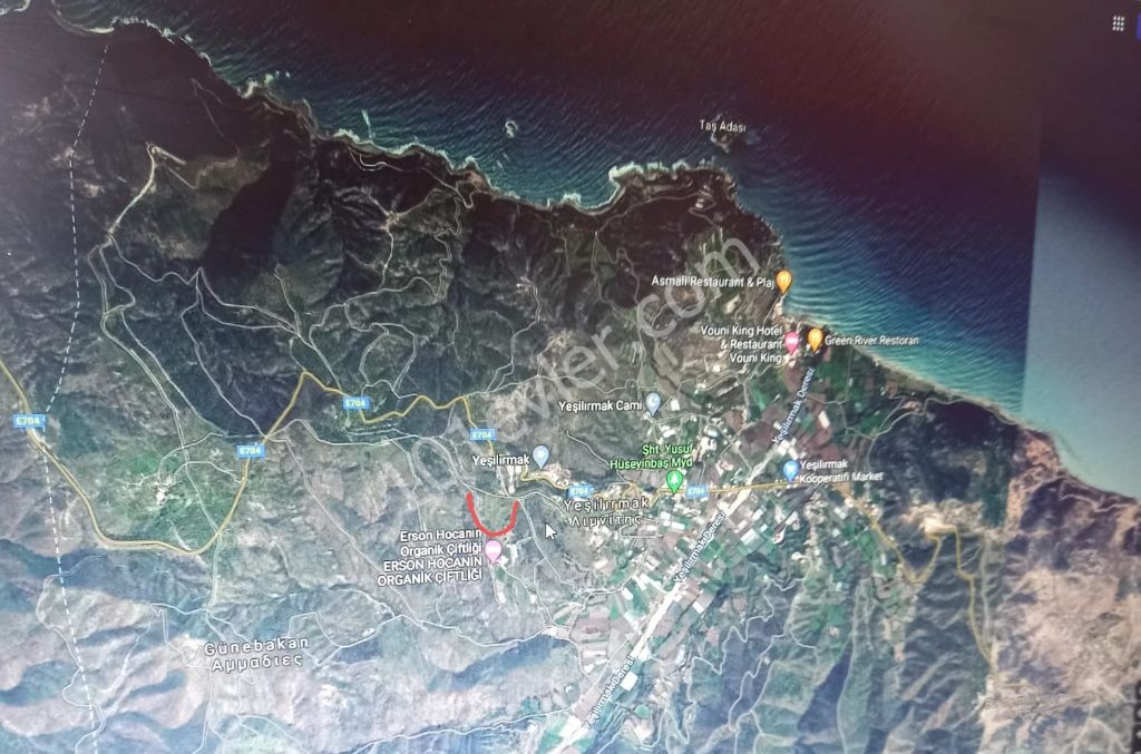 Lefke -Land for Sale in Yeşilırmak with a Turkish Title, Open to All Types of Construction! The Infrastructure Is Ready (Open for Exchange With Nicosia Villa) ** 