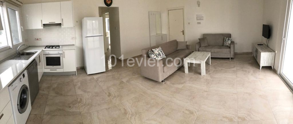 Göçmenköy’de Çok Geniş Balkonlu Kiralık  Full Eşyalı 2+1 Penthouse Daire