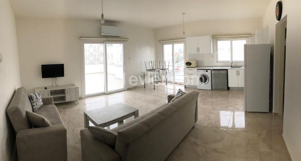 Göçmenköy’de Çok Geniş Balkonlu Kiralık  Full Eşyalı 2+1 Penthouse Daire