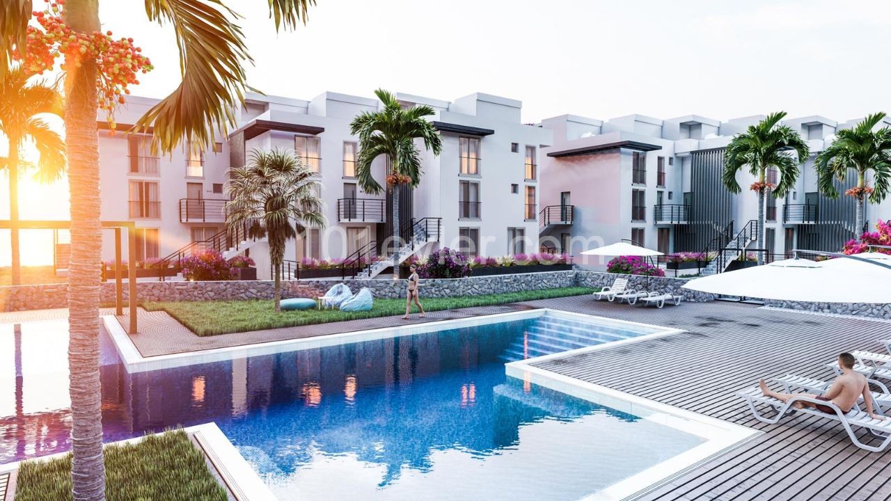 Famagusta- Ultra Luxury Apartments with 1+1 Penthouse, 2+1 Duplex, 3+1 Garden in Tatlısu ! Luxury Living with Private Beach in the Middle of Nature, Landscape and Quality (Delivered June 2023) ** 