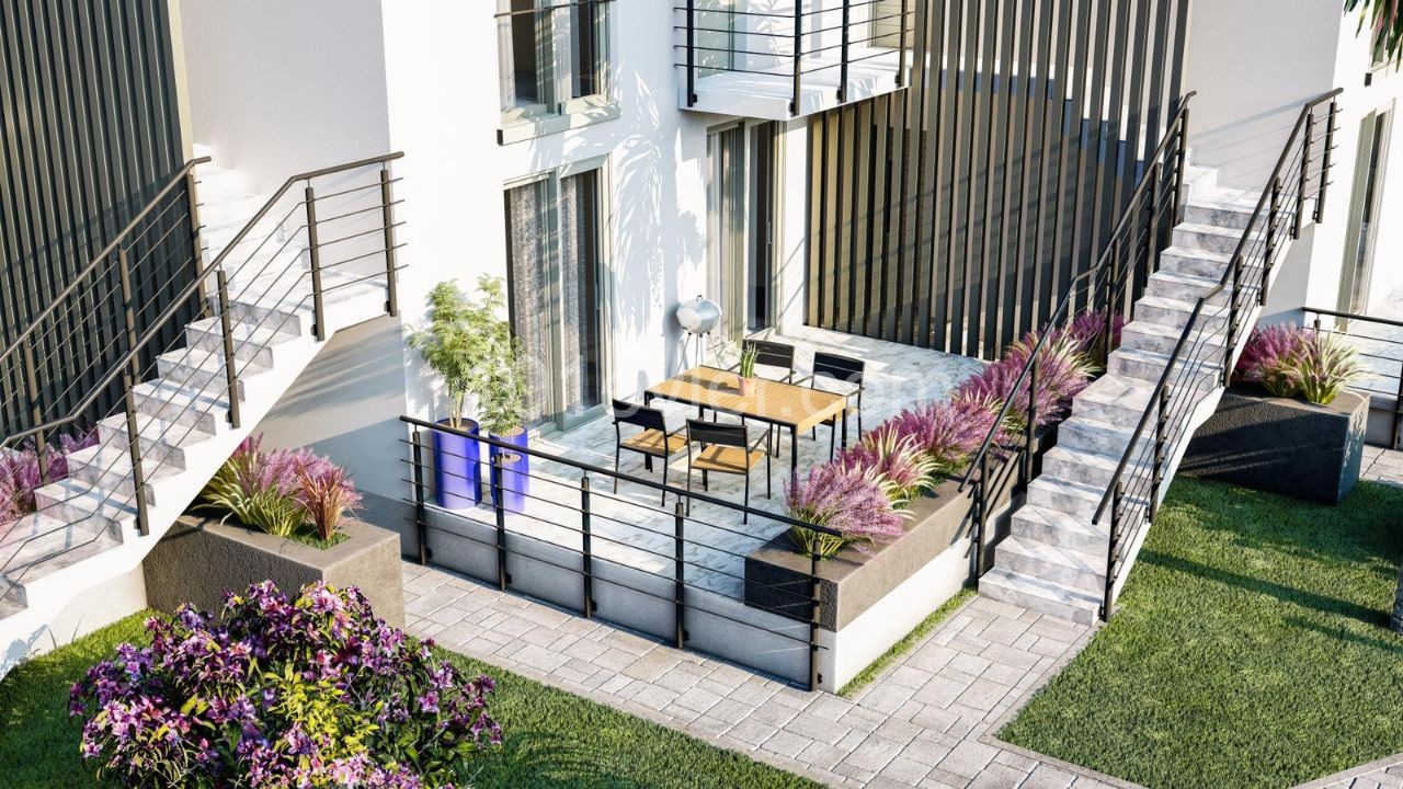 Famagusta- Ultra Luxury Apartments with 1+1 Penthouse, 2+1 Duplex, 3+1 Garden in Tatlısu ! Luxury Living with Private Beach in the Middle of Nature, Landscape and Quality (Delivered June 2023) ** 