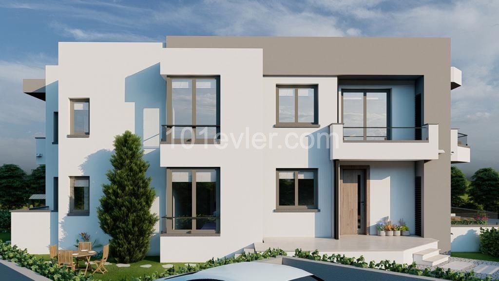 Ensuite 3+1 Bedroom Apartments for Sale in Mitreli Where You Can Experience the Feeling of Being Detached ** 