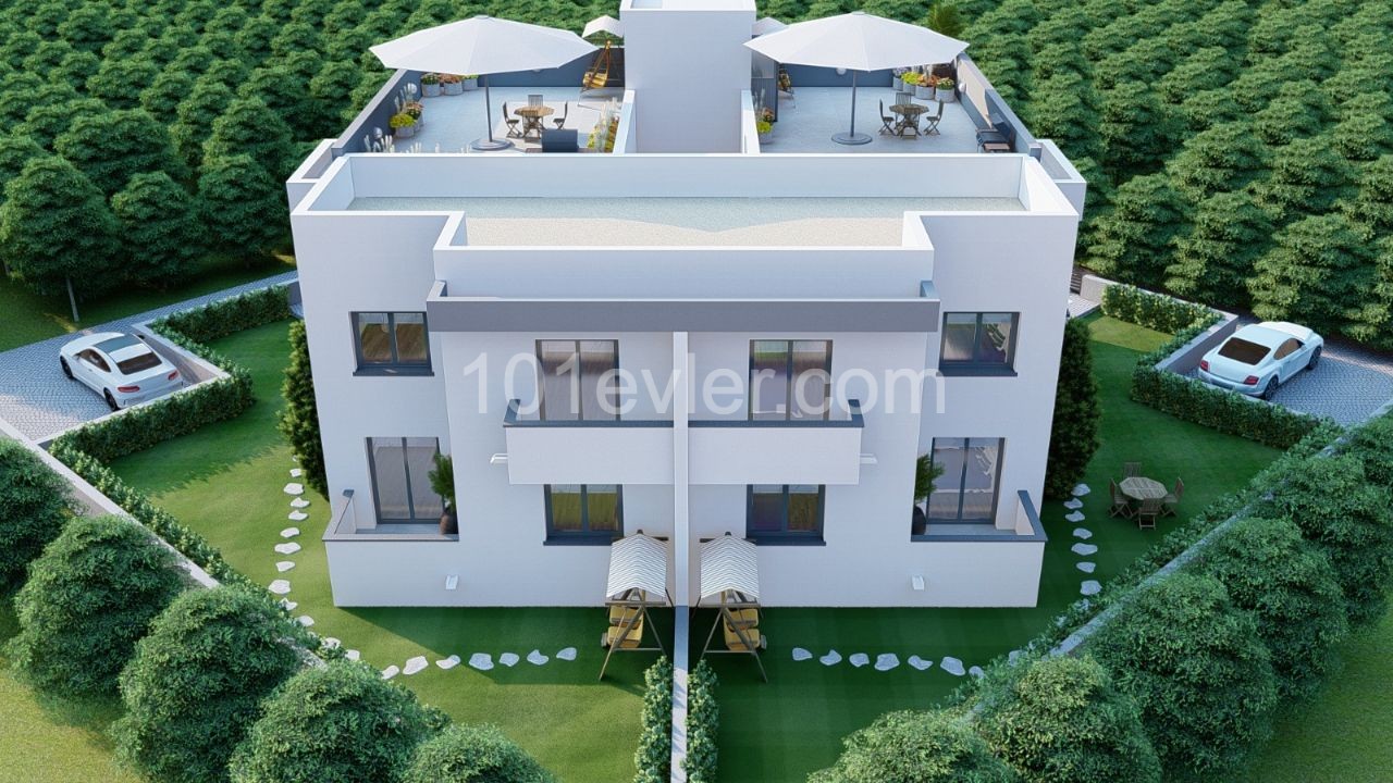 Ensuite 3+1 Bedroom Apartments for Sale in Mitreli Where You Can Experience the Feeling of Being Detached ** 