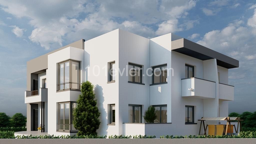 Ensuite 3+1 Bedroom Apartments for Sale in Mitreli Where You Can Experience the Feeling of Being Detached ** 