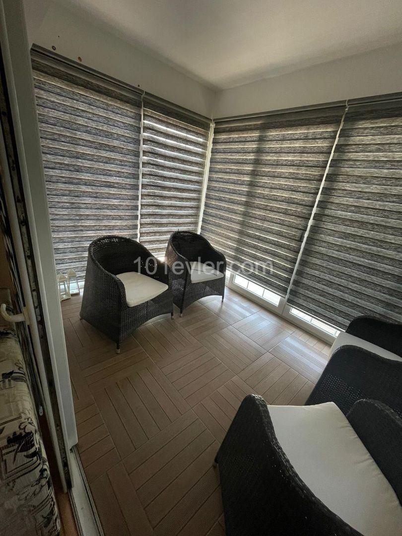 Ortaköy'de Full Eşyalı Bahçeli + ŞÖMİNELİ  Lüx Kiralık 3+2 Villa ( AYLIK ÖDEMELİ)