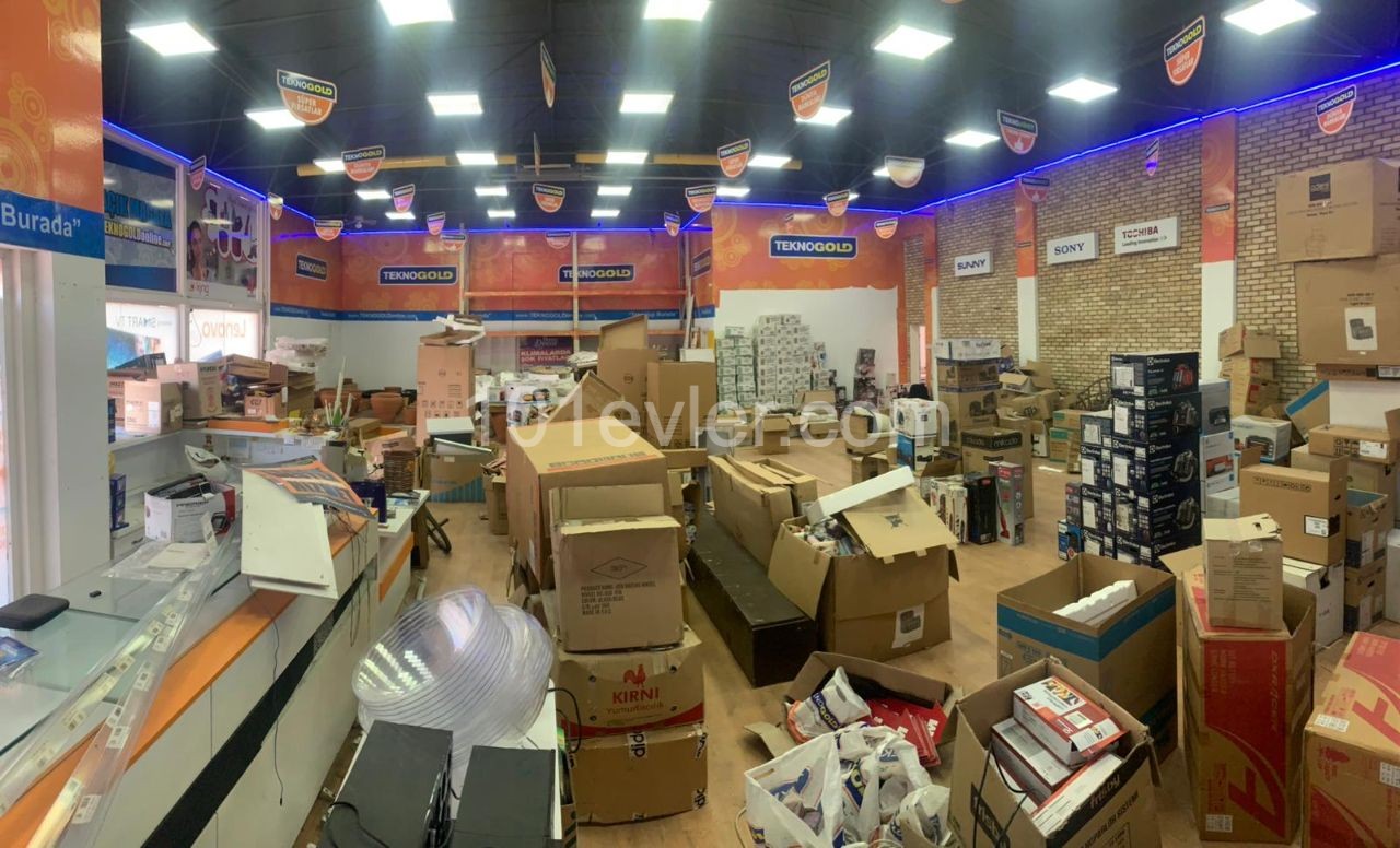 400 m2 Rental Shop ( Showroom) with High Signage Value in the Heart of Nicosia Dereboyu ** 