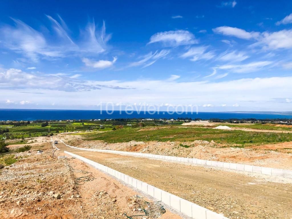 Grundstücke zum Verkauf in Lefke, Cengizköy mit Meerblick (März-Kampagne!) ** 