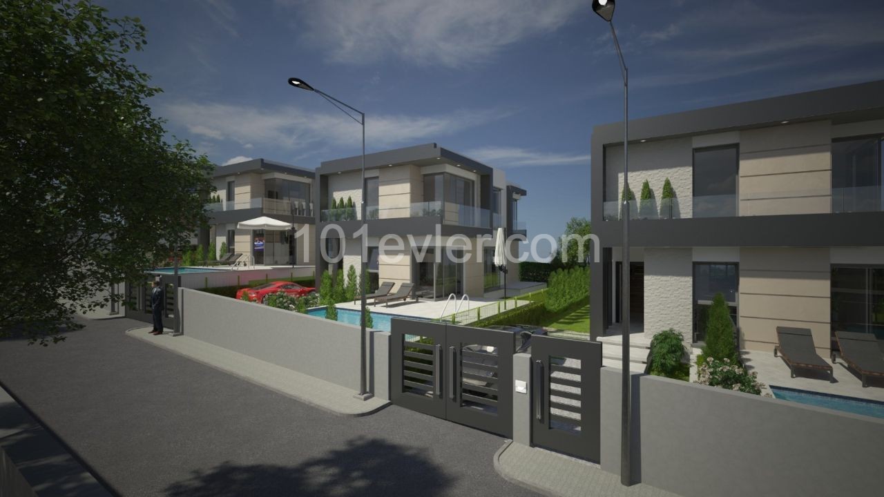 3+1 Villas for Sale in Perfect Location in Alsancak ** 