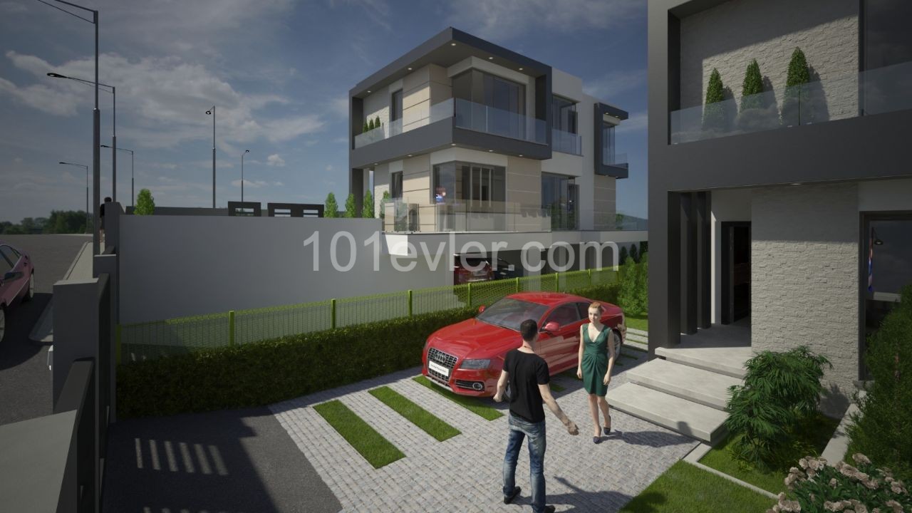 3+1 Villas for Sale in Perfect Location in Alsancak ** 