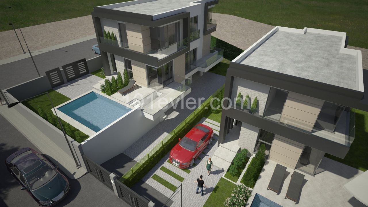 3+1 Villas for Sale in Perfect Location in Alsancak ** 