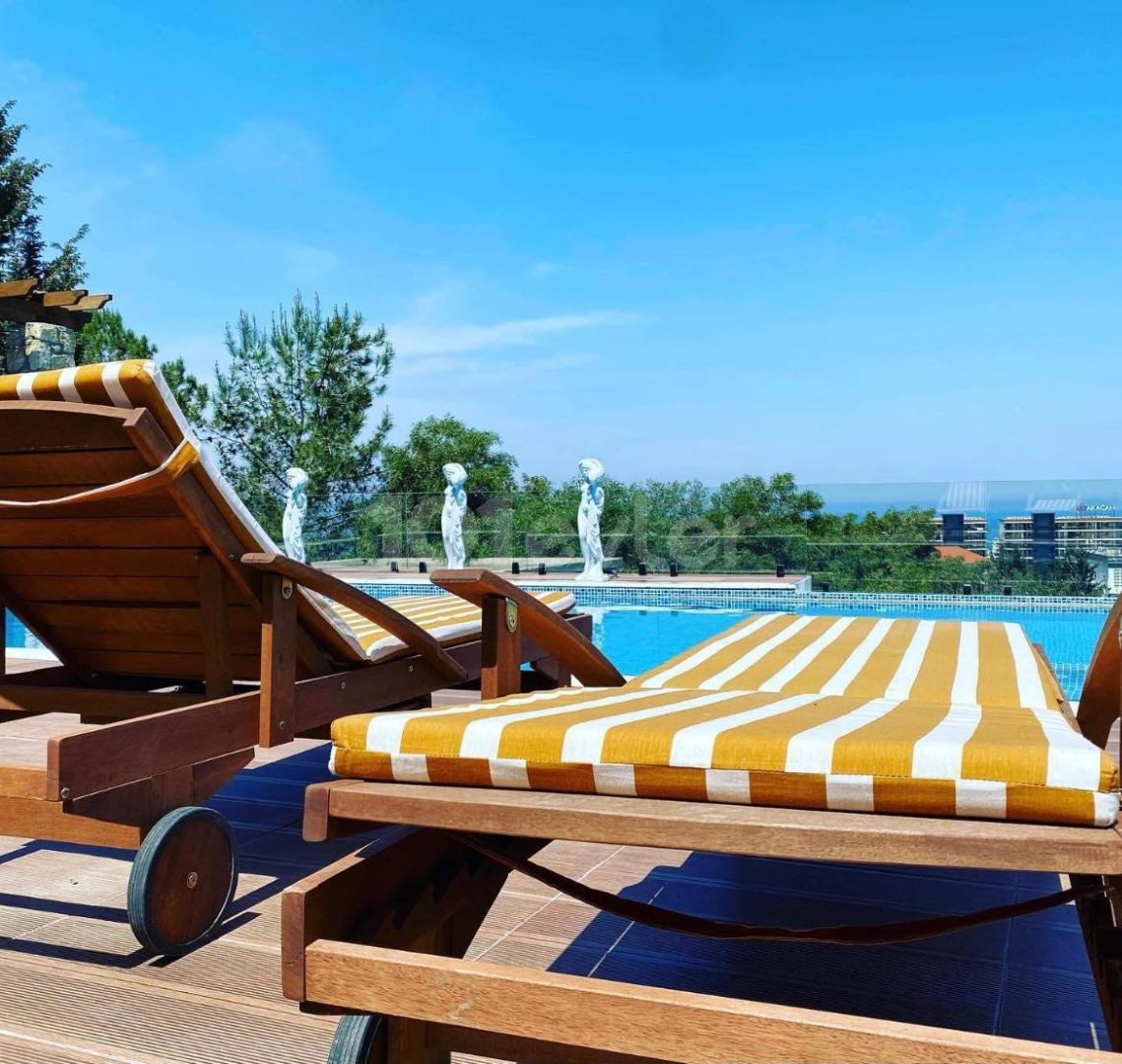 Voll Möblierte Villa Mit Täglichem Freistehendem Luxus - Privatpool In Kyrenia Zeytinlik! ** 