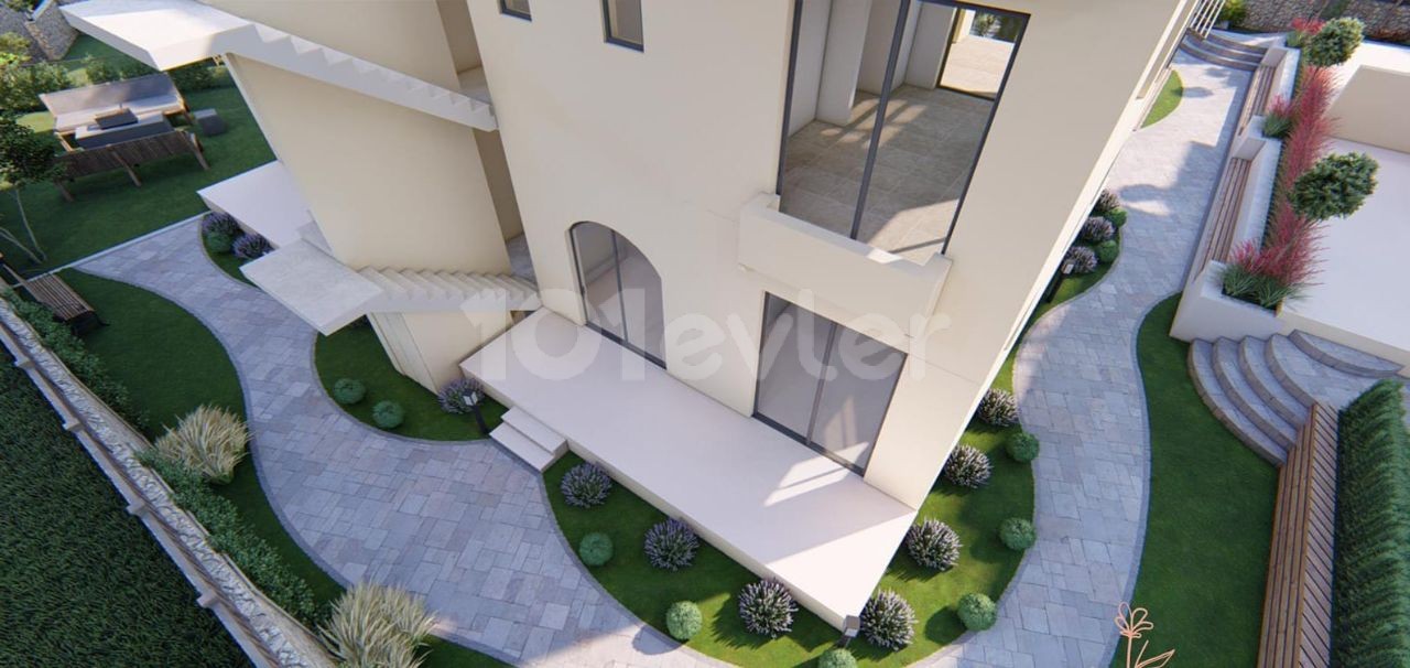 2+1 Erdgeschosswohnungen und Penthouse-Wohnungen zum Verkauf in Kyrenia Alsacak ** 