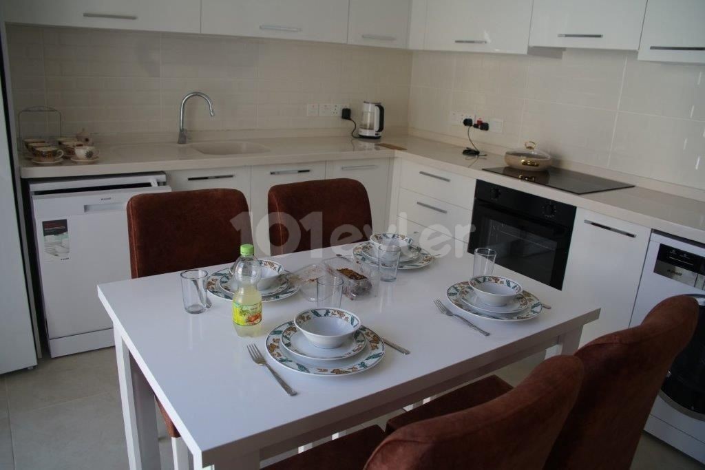 Fully Furnished Apartment with Garden for Sale in the New Bosporus, Taxes Paid ** 