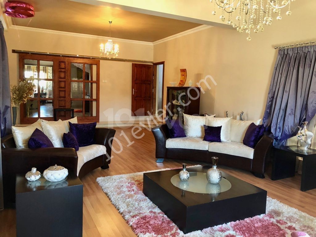 Magnificent Turkish Triplex (750 m2) Mansion for Sale in Yenikent Suitable for RESIDENTIAL or CLINICAL Use with 3 Fireplaces / Central Heating in a land of 1096 m2 ** 