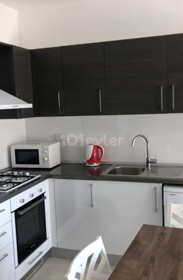 Fully Furnished 1+1 (2 wc) Residence for Rent in a Gated Complex in Kyrenia Center- 