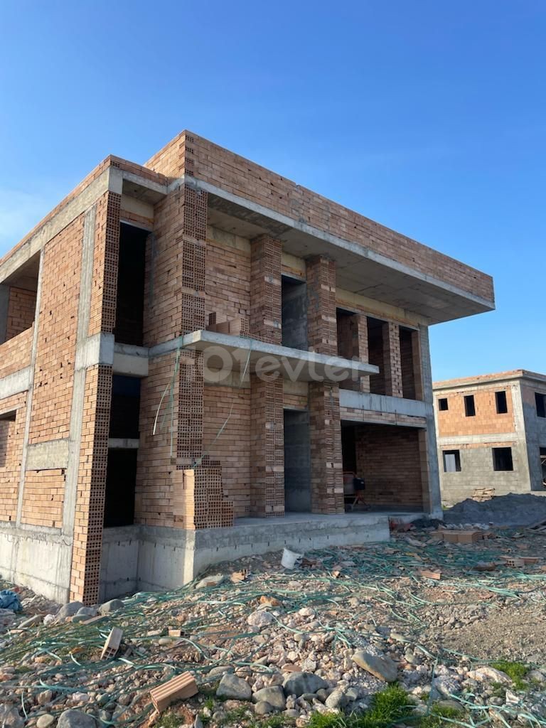 Half Construction 3+1 Villa in Kalkanli (For Residence in Nicosia, Available for Exchange)