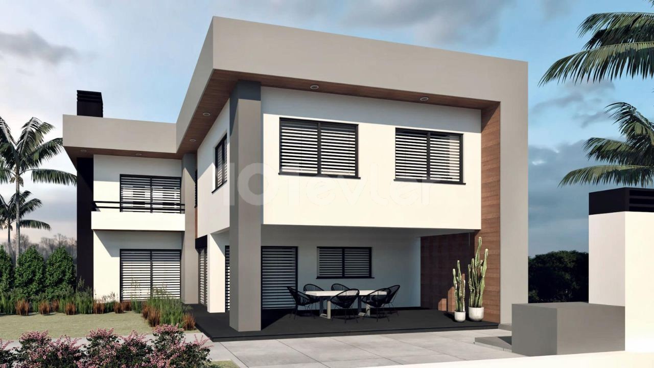 Half Construction 3+1 Villa in Kalkanli (For Residence in Nicosia, Available for Exchange)