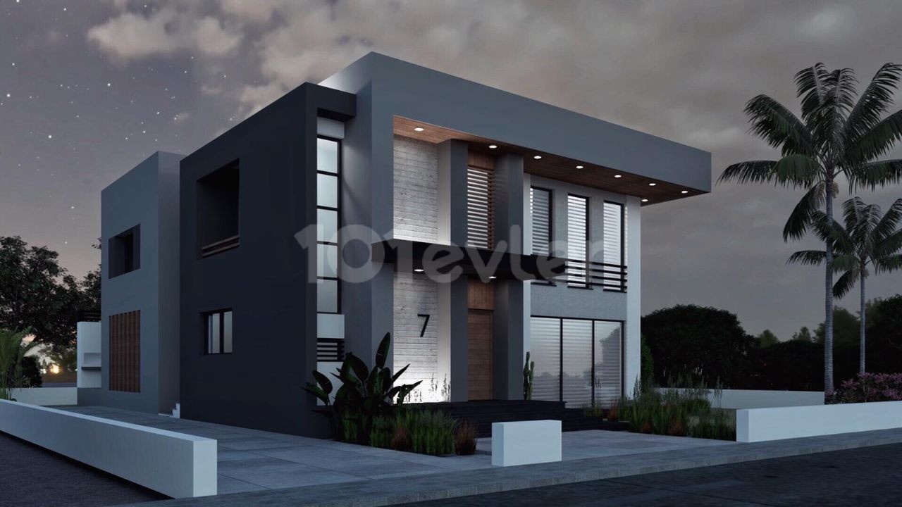Half Construction 3+1 Villa in Kalkanli (For Residence in Nicosia, Available for Exchange)