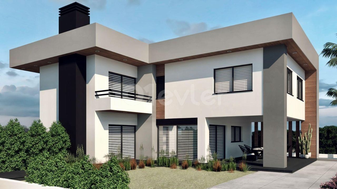 Half Construction 3+1 Villa in Kalkanli (For Residence in Nicosia, Available for Exchange)