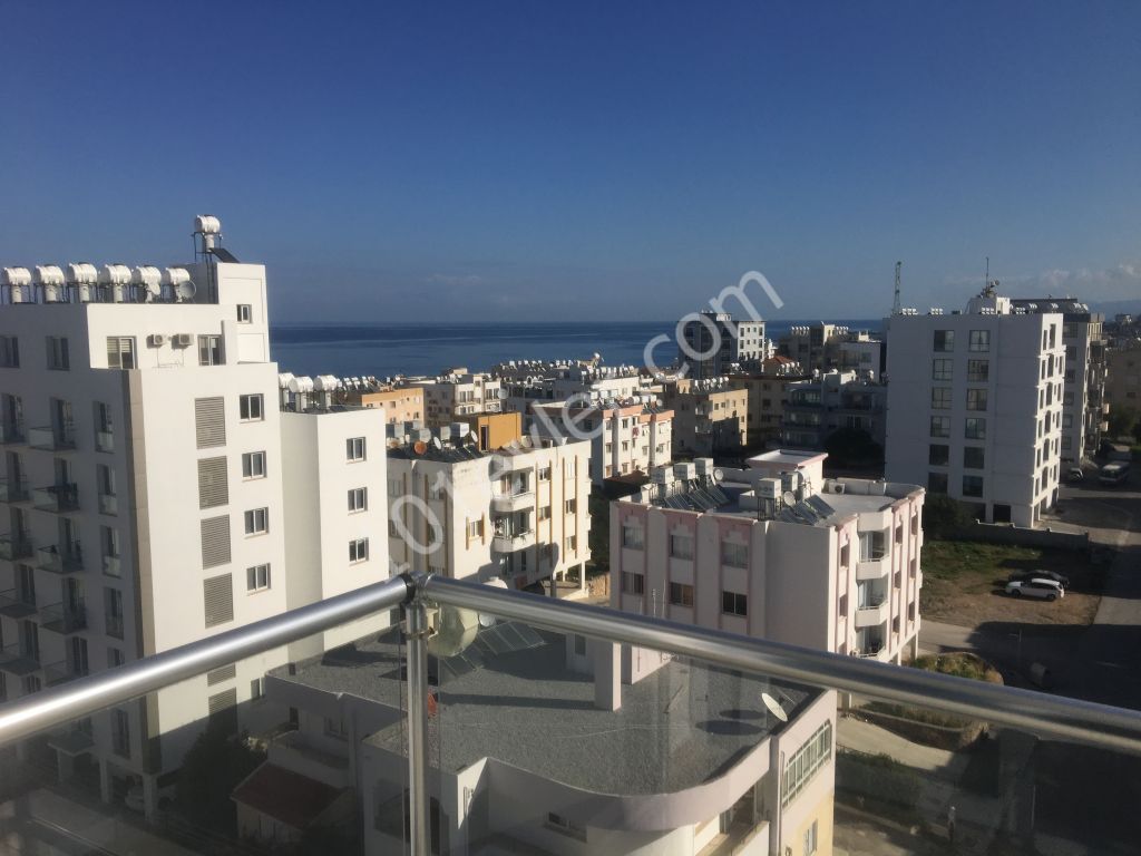 1+1 APARTMENT WITH FULL SEA VIEW, FULLY FURNISHED IN THE CENTER OF KYRENIA, VAT+ TRANSFORMER PAID ** 