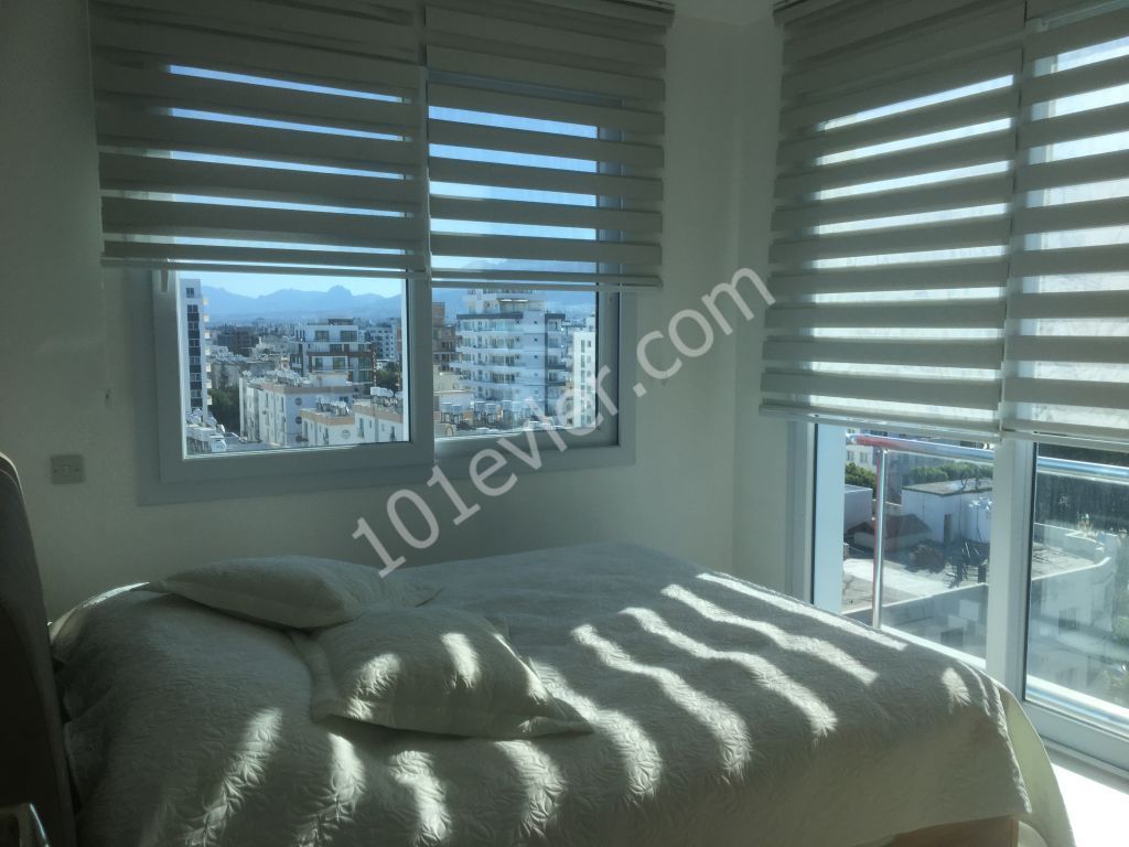 1+1 APARTMENT WITH FULL SEA VIEW, FULLY FURNISHED IN THE CENTER OF KYRENIA, VAT+ TRANSFORMER PAID ** 