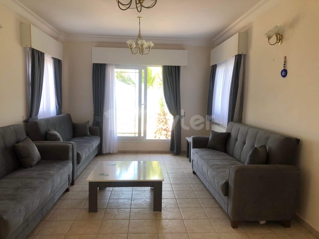 Spacious 4 bedroomed Holiday villa ① pool and amazing Vie ① in Karsiyaka ** 