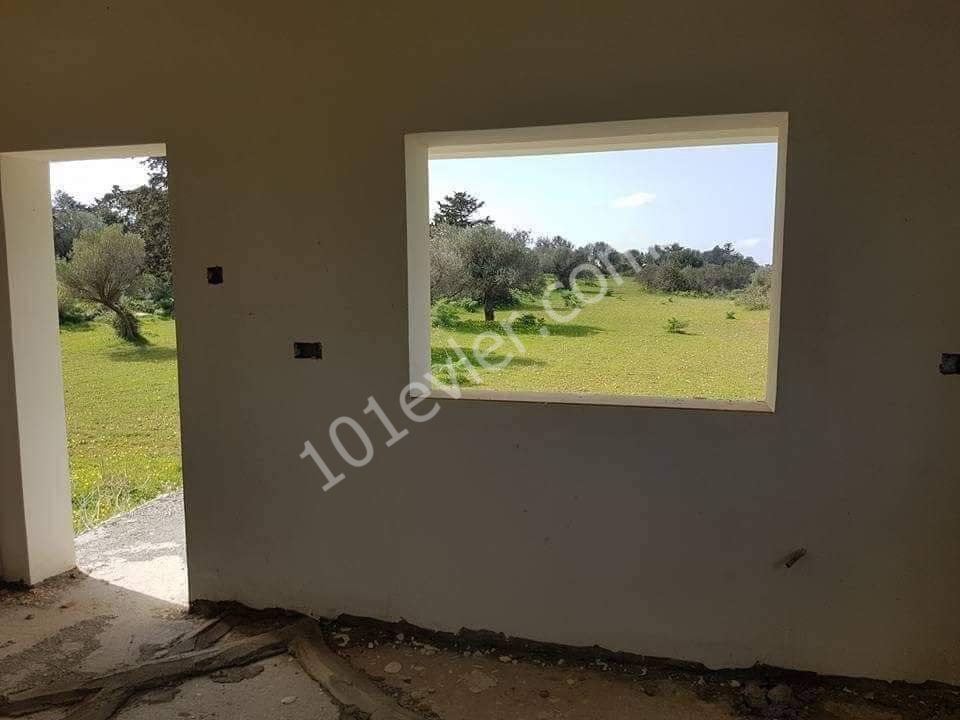 Land and Unfinished House In Yeni Erenkoy