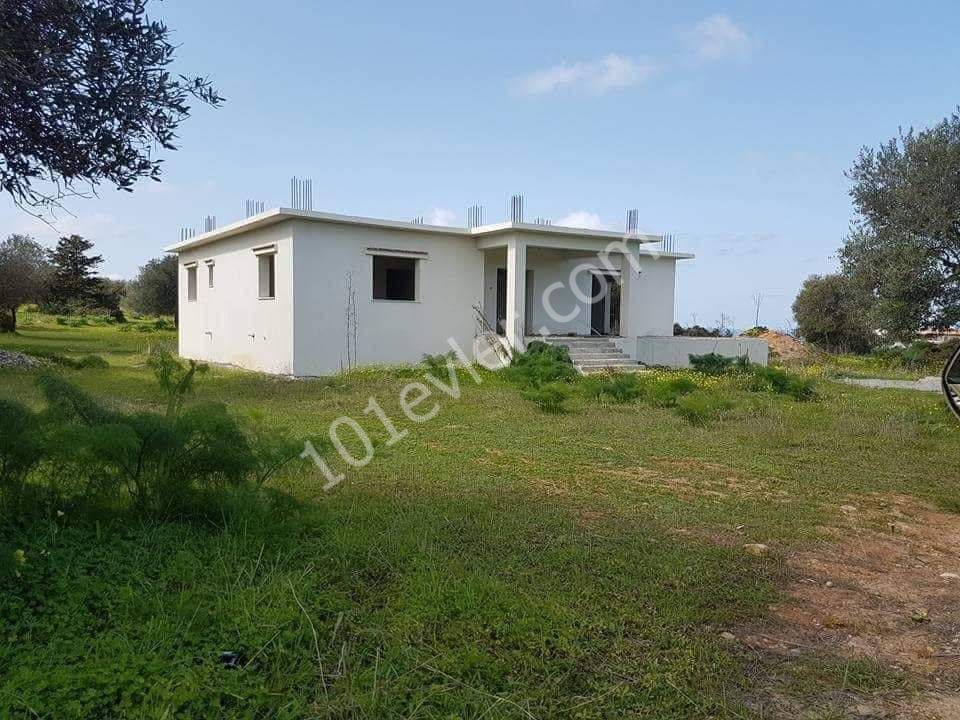 Land and Unfinished House In Yeni Erenkoy