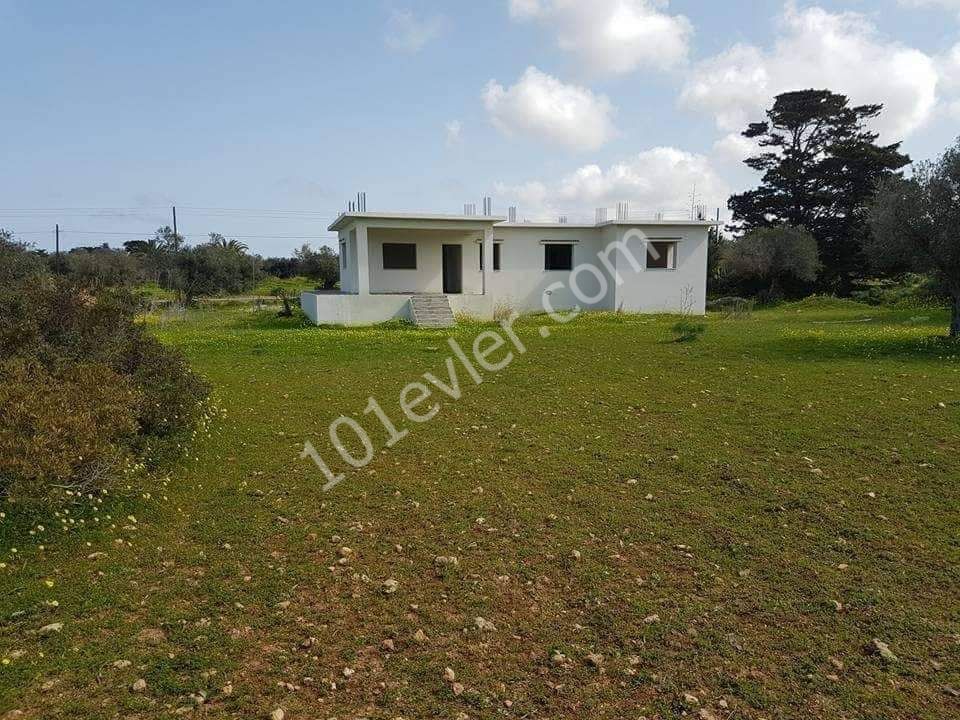 Land and Unfinished House In Yeni Erenkoy