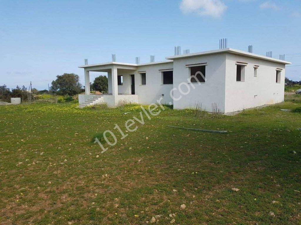 Land and Unfinished House In Yeni Erenkoy