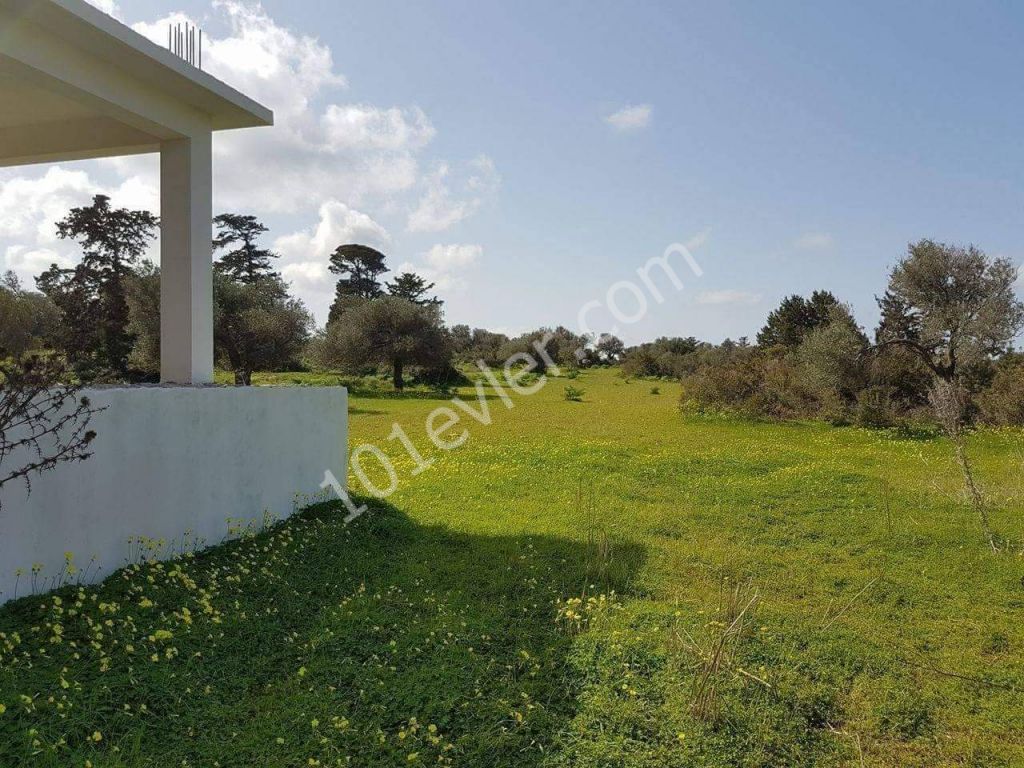 Land and Unfinished House In Yeni Erenkoy