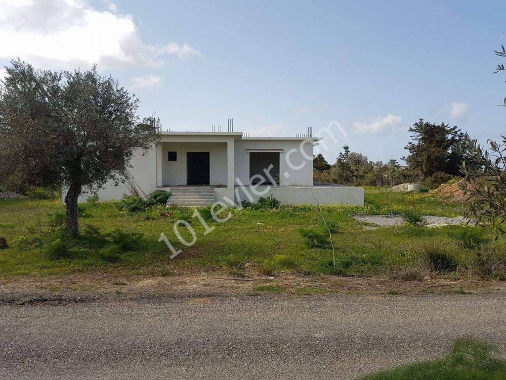 Land and Unfinished House In Yeni Erenkoy