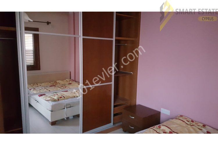 Mağusa, Gülseren Bölgesi'nde 3+1 Lüks Eşyalı Kiralık Daire