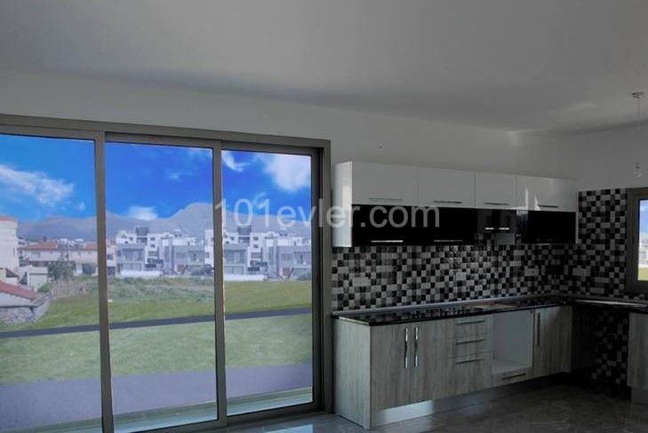 2 + 1 90 M2 GROUND FLOOR APARTMENT MADE IN TURKISH FOR SALE IN MITRE DISTRICT OF NICOSIA ** 