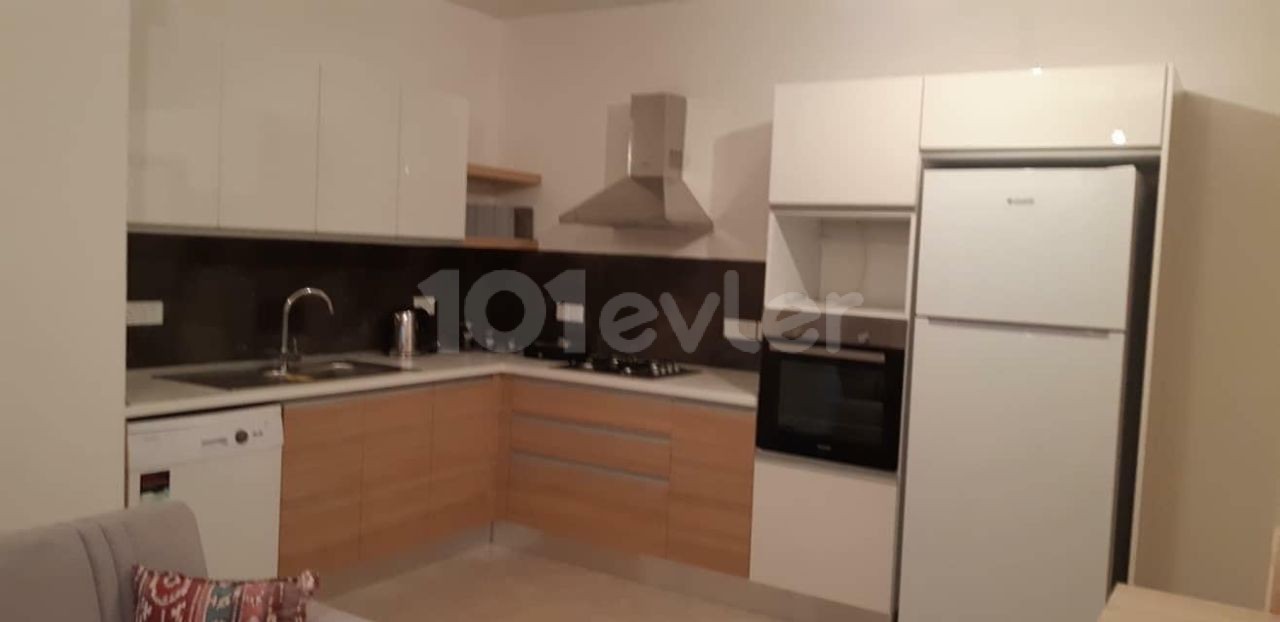 -IMMEDIATELY AVAILABLE - 2 + 1 fully furnished apartment for rent in KÜÇÜK KAYMAKLI Region Close to Stops. ** 