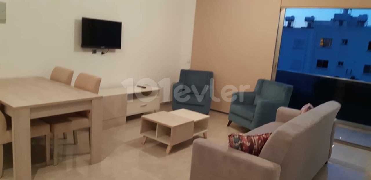 -IMMEDIATELY AVAILABLE - 2 + 1 fully furnished apartment for rent in KÜÇÜK KAYMAKLI Region Close to Stops. ** 