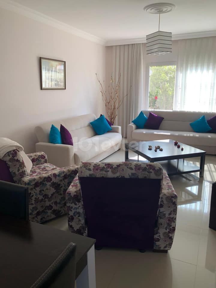 -3 + 1 Fully Furnished LUXURY RENTAL TWIN VILLA - IMMEDIATELY AVAILABLE - 3 + 1 Fully Furnished Apartment for Rent 1 Minute from the Markets of the YENIKENT Region. 2 WC AND BATHROOM - GARDEN - BARBECUE - CAR GARAGE ** 