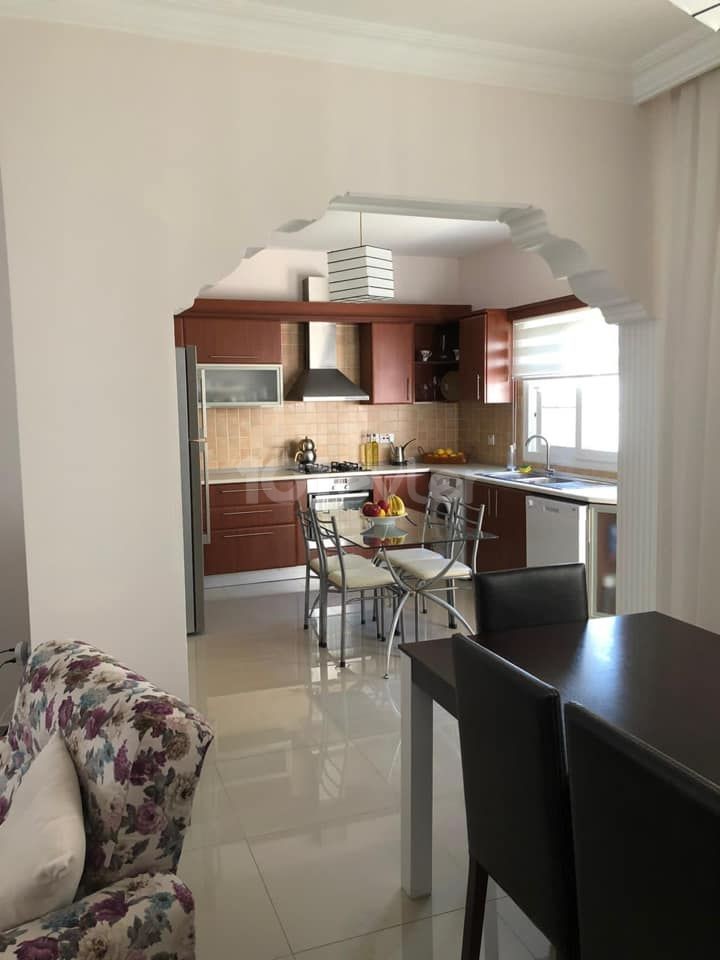 -3 + 1 Fully Furnished LUXURY RENTAL TWIN VILLA - IMMEDIATELY AVAILABLE - 3 + 1 Fully Furnished Apartment for Rent 1 Minute from the Markets of the YENIKENT Region. 2 WC AND BATHROOM - GARDEN - BARBECUE - CAR GARAGE ** 